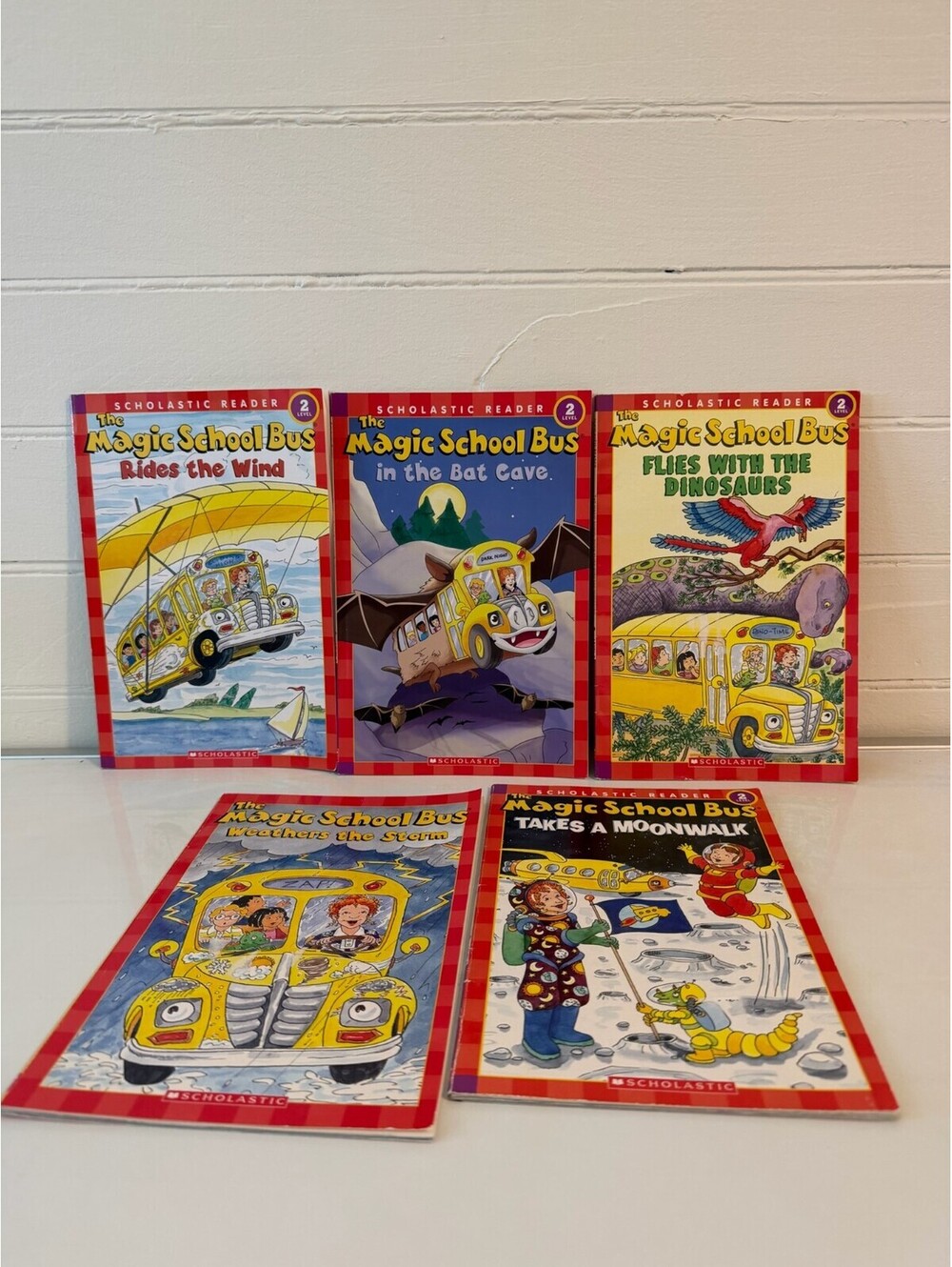 Magic School Bus Level 2 Reader Paperback Books Lot Of 5